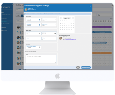 DiBooq - Create Booking
